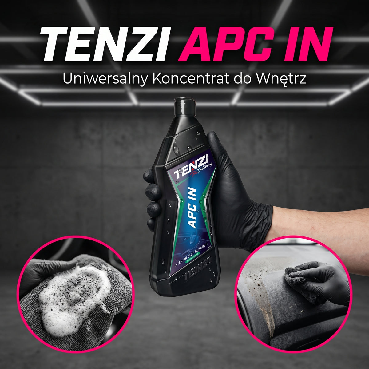 Tenzi APC In Uniwersalny Koncentrat do Czyszczenia Plastiku Tkanin i Skór