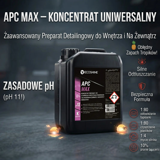 APC MAX Uniwersalny Koncentrat | Perfekcyjna Czystość Auta carbonpink