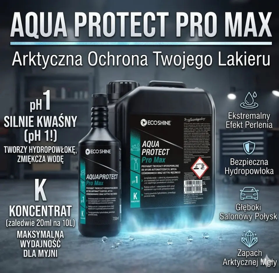 AQUA PROTECT Pro Max | Niezawodna Hydropowłoka na Lakier carbonpink