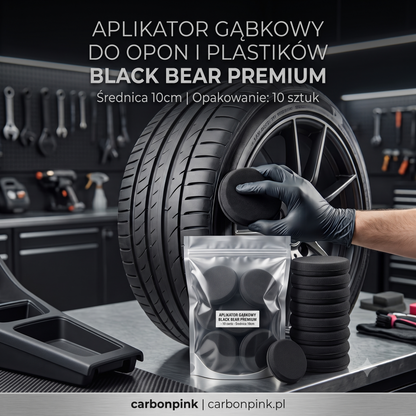 Aplikatory Gąbkowe Black Bear Premium 10 cm 10 szt