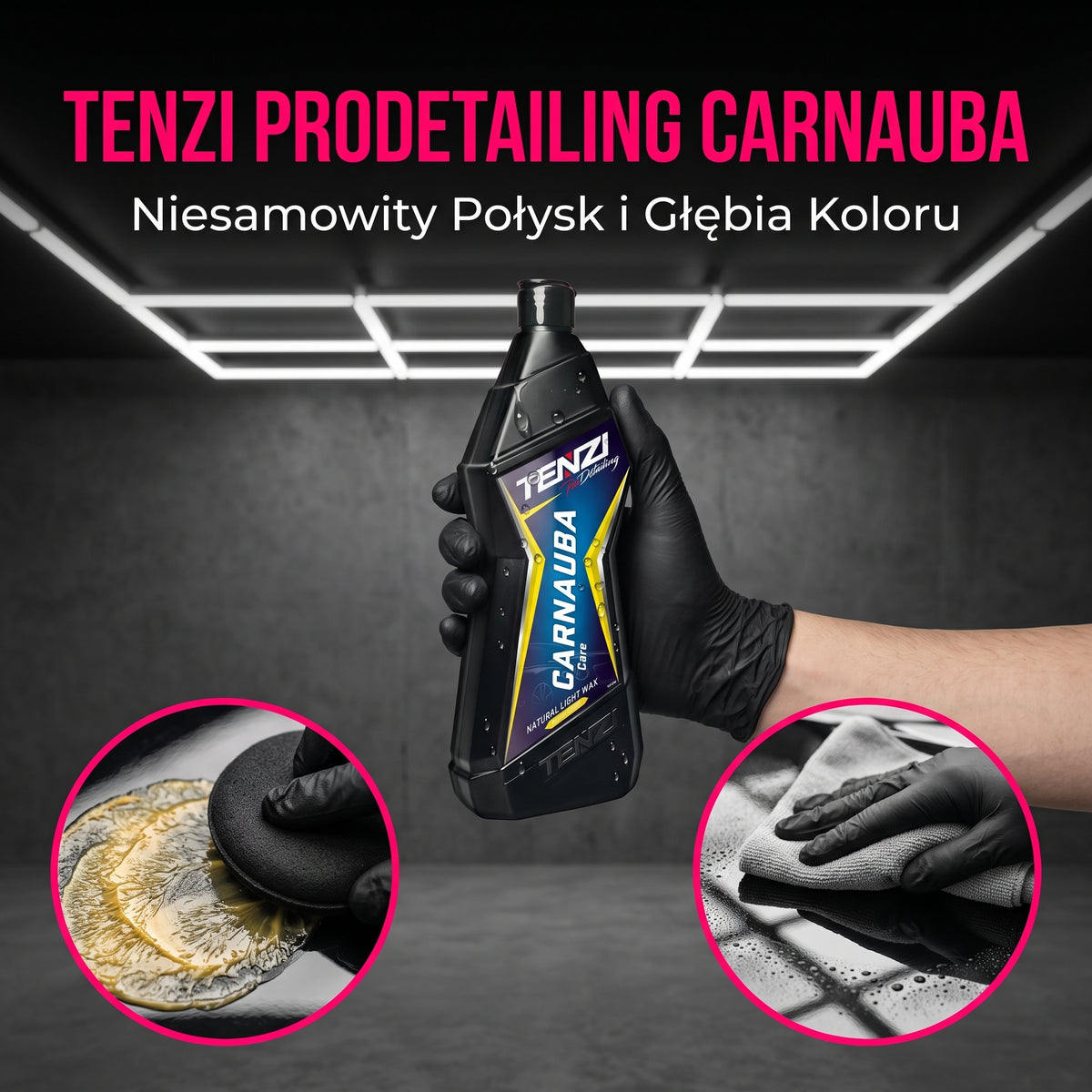 Tenzi Prodetailing Carnauba Wosk Samochodowy Naturalny Carnauba 66 Care Shine