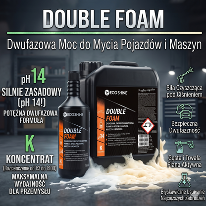 DOUBLE FOAM Dwufazowa Piana Aktywna | Mycie Maszyn i Aut