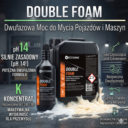 DOUBLE FOAM Dwufazowa Piana Aktywna | Mycie Maszyn i Aut