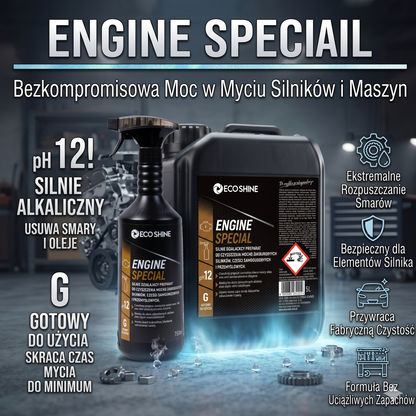 ENGINE SPECIAL Preparat do Mycia Silnika | Usuwa Smar i Olej