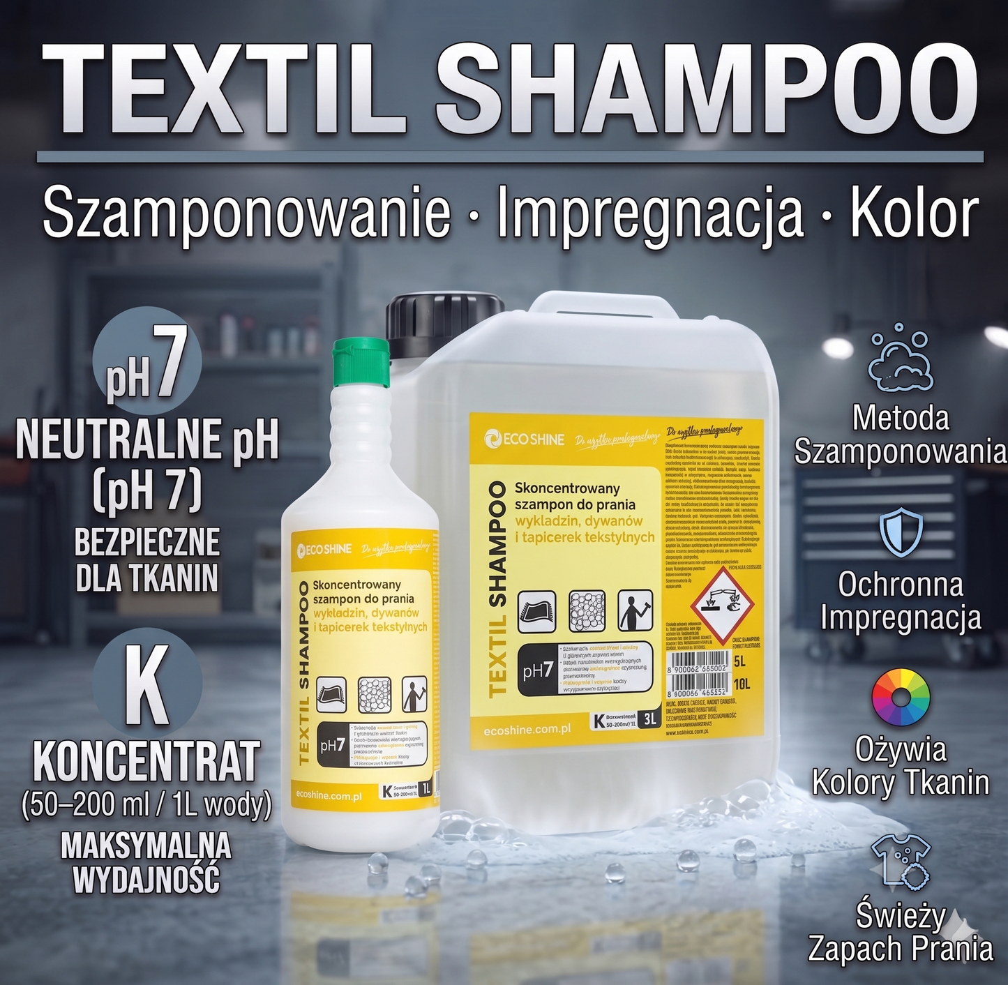 Textil Shampoo Koncentrat