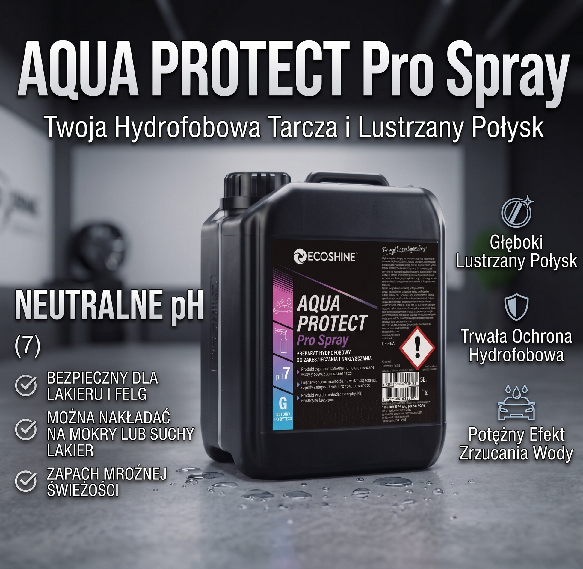 AQUA PROTECT Pro Spray | Hydrofobowa Ochrona Karoserii carbonpink