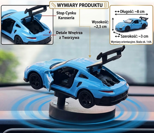 Figurka Auta na Kokpit | driftująca ozdobna figurka