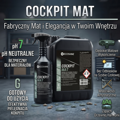 COCKPIT MAT | Matowy Efekt i Pielęgnacja Deski Rozdzielczej