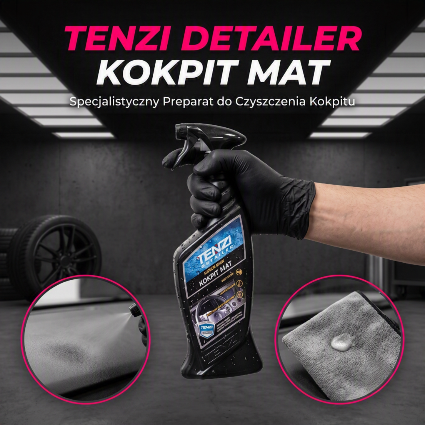 Tenzi Detailer Kokpit Mat 0,6L – Pielęgnacja Plastików Wewnętrznych