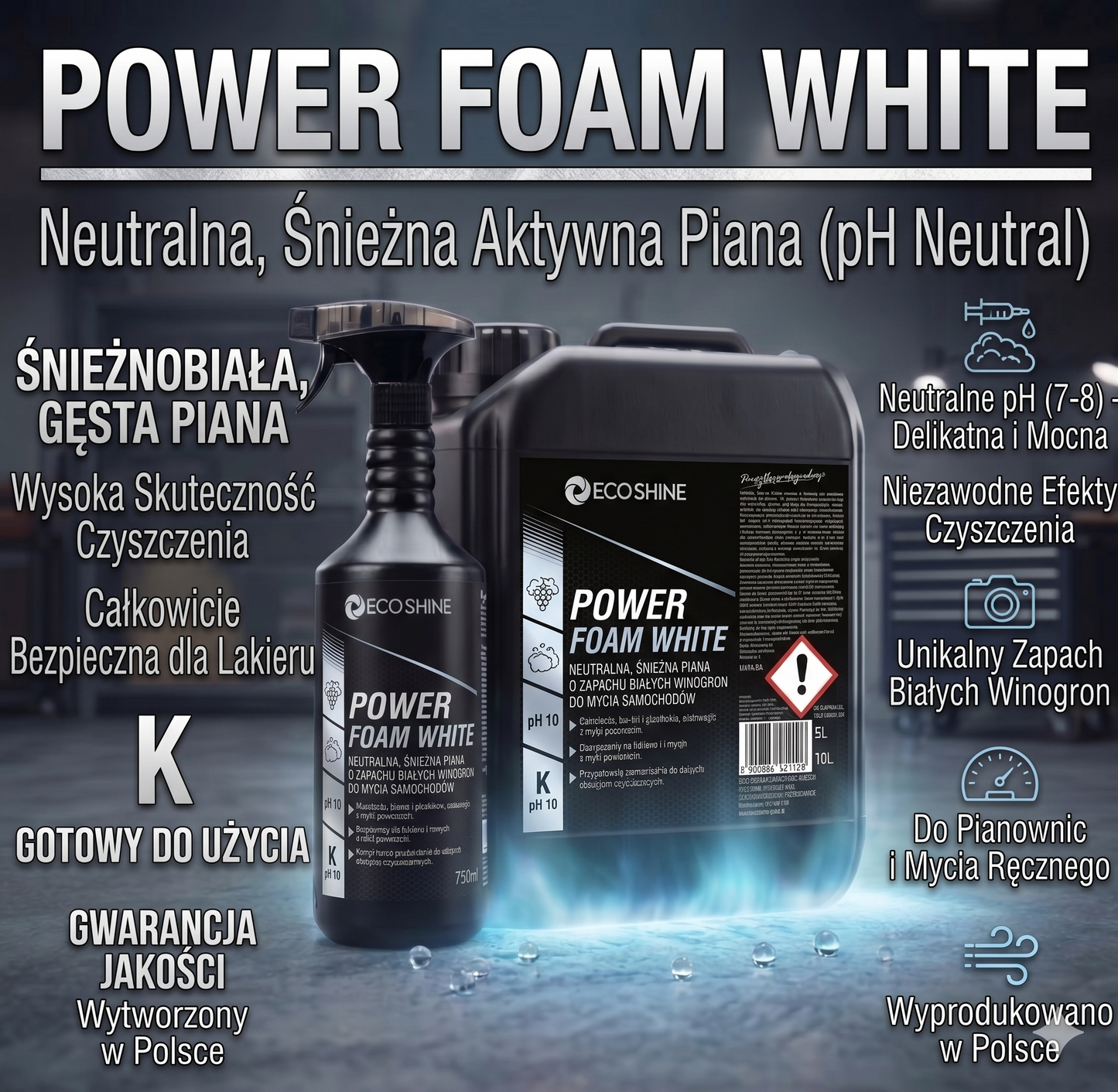 Power Foam White